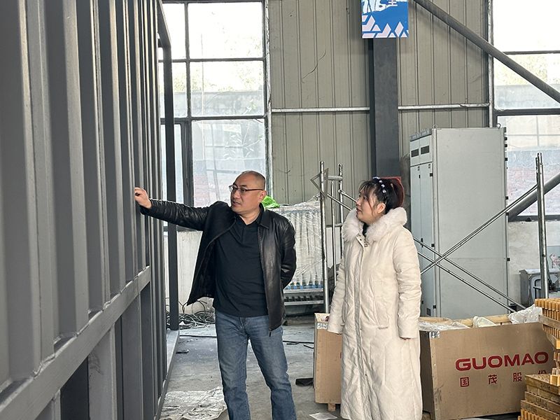 熱烈歡迎青島港項目荊總莅臨我司視察工作
