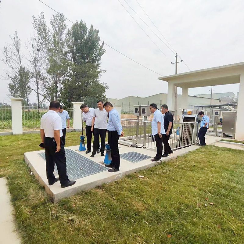 熱烈歡迎各領導視察我司承建的甯陵縣污水處理廠項目