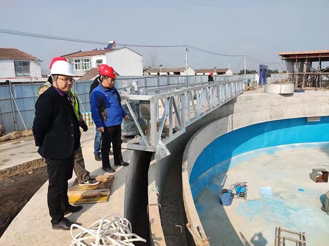甘肃大有環保設備公司領導到永城、濟南兩個項目視察工作
